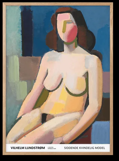 Peléton Sittande kvinnlig modell, 1942 Affisch 70x100